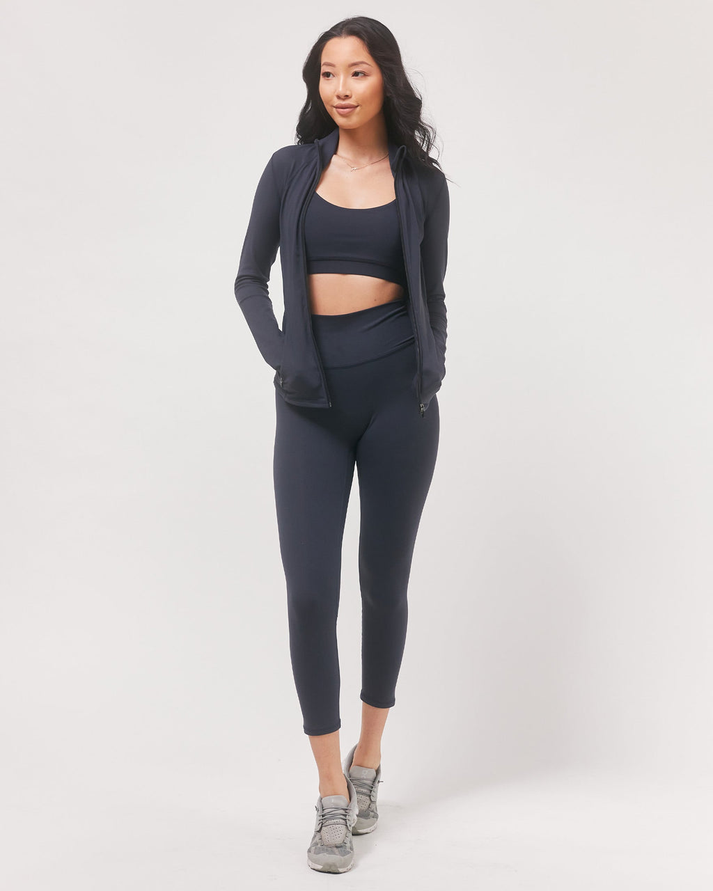 Hybrid Legging High Waist Crop Leggings 23"